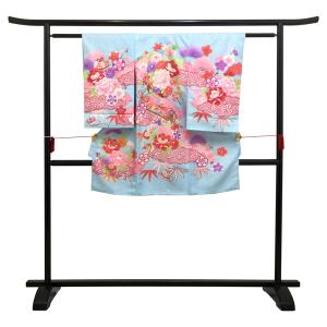 羽子板にこま・水色